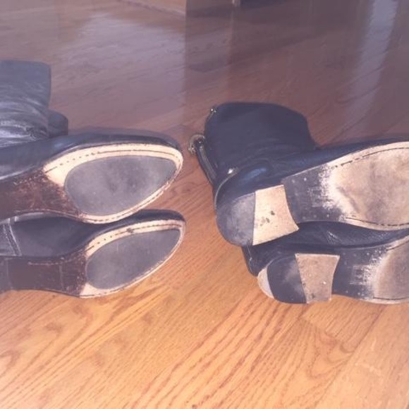 FRYE BOOT Melissa Button and Steffi 6,6.5 Black - Picture 3 of 6